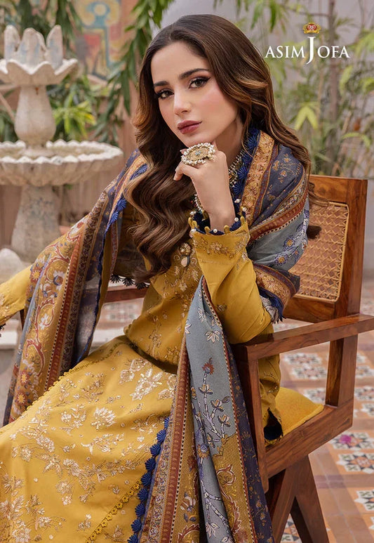 3PC EMBROIDERED SUIT - BG603