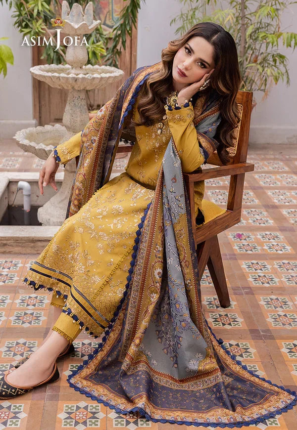 3PC EMBROIDERED SUIT - BG603