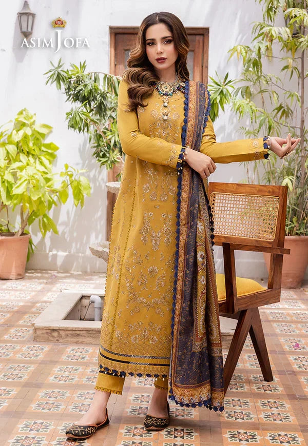 3PC EMBROIDERED SUIT - BG603