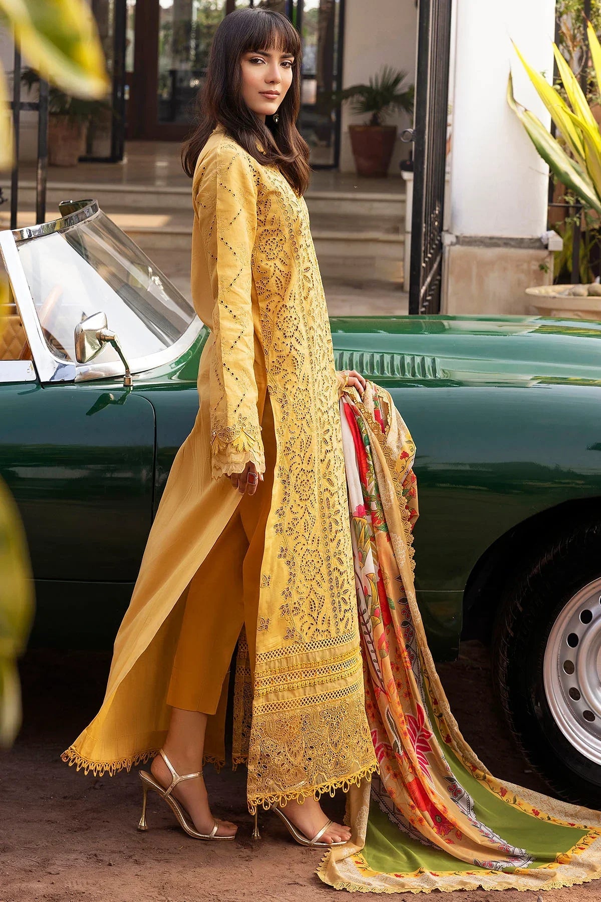 5323-GENEVA EMBROIDERED DHANAK UNSTITCHED